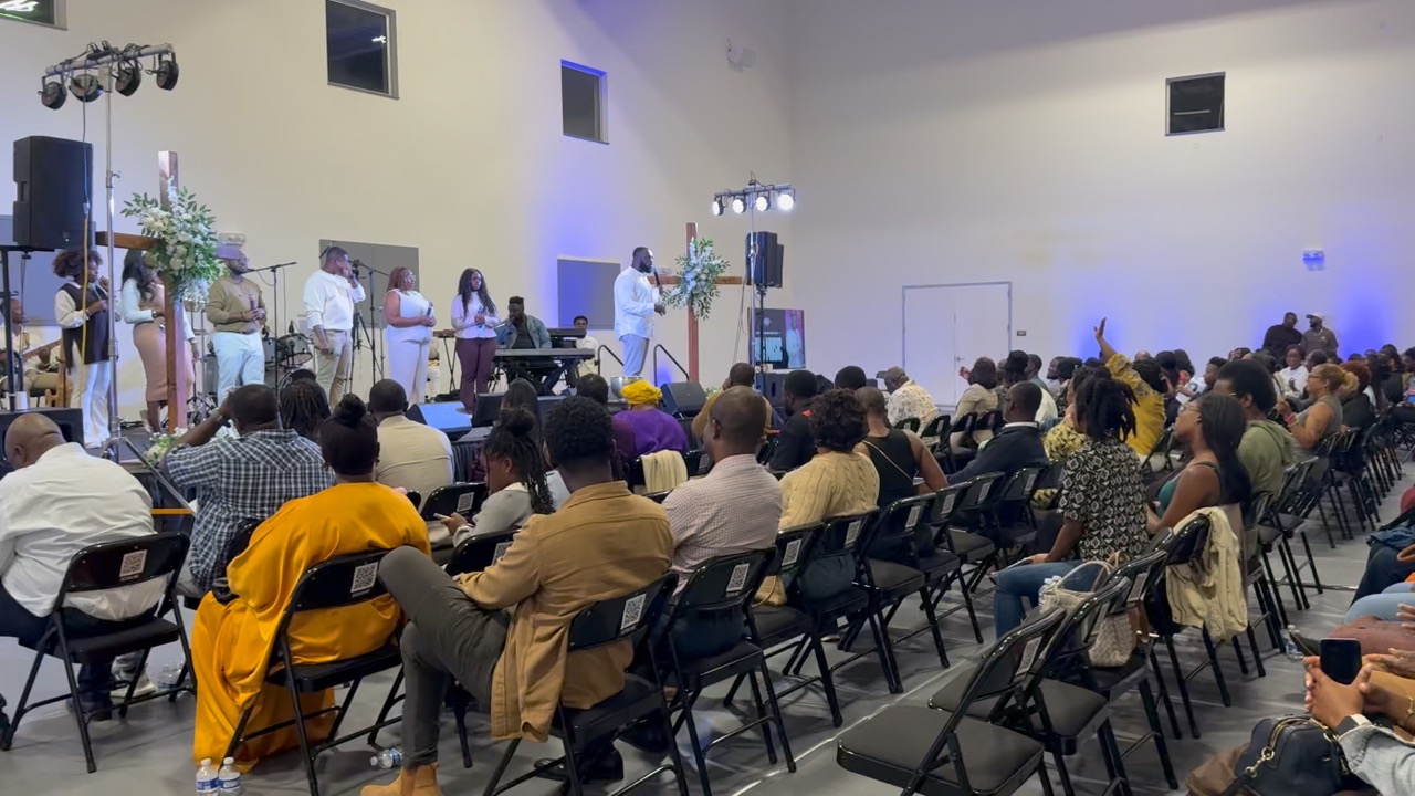 PIWC Bay Area Sunday worship in the sanctuary